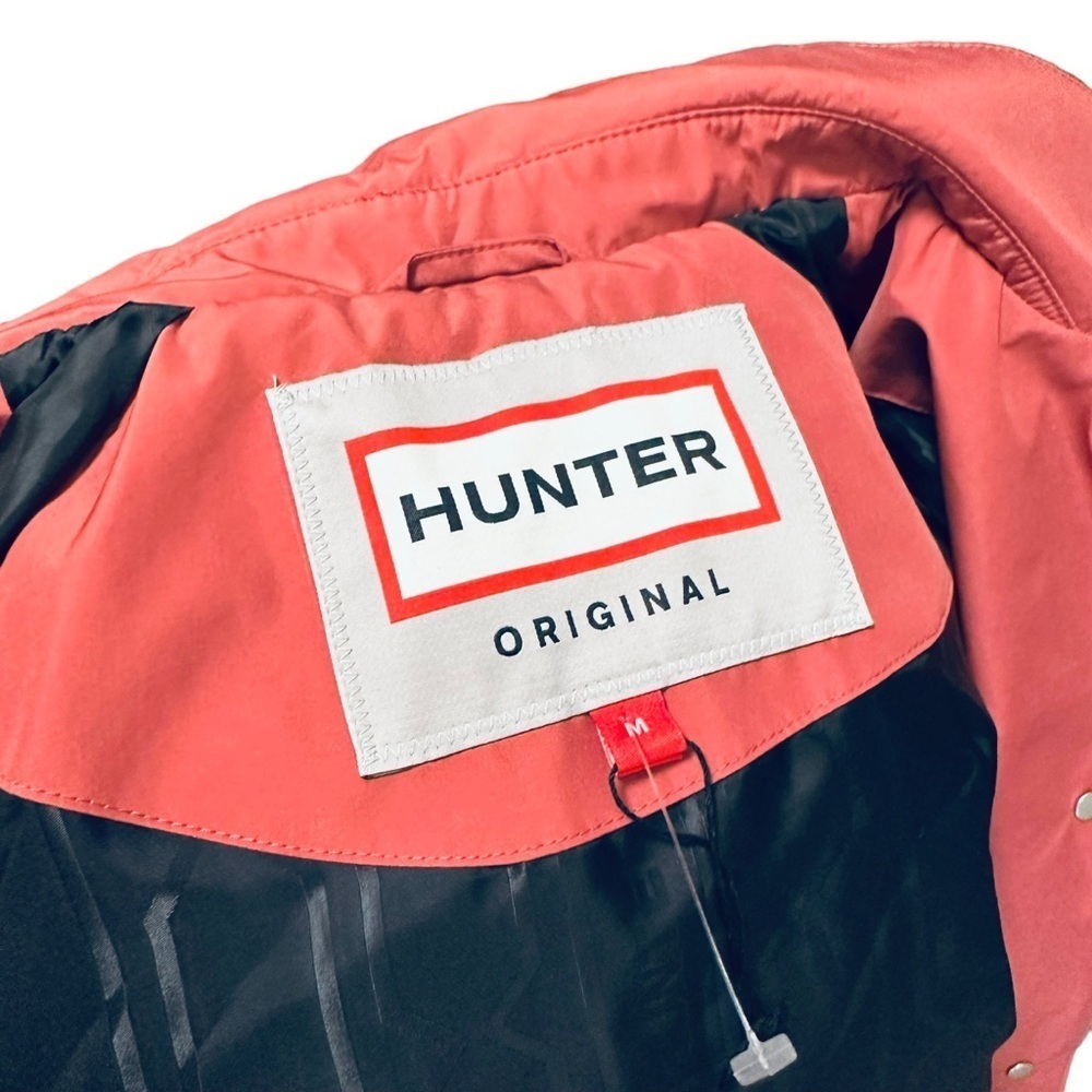 Hunter Original Hooded Trench Coat Mid Length Jacket Women’s Size Medium - Picture 2 of 14